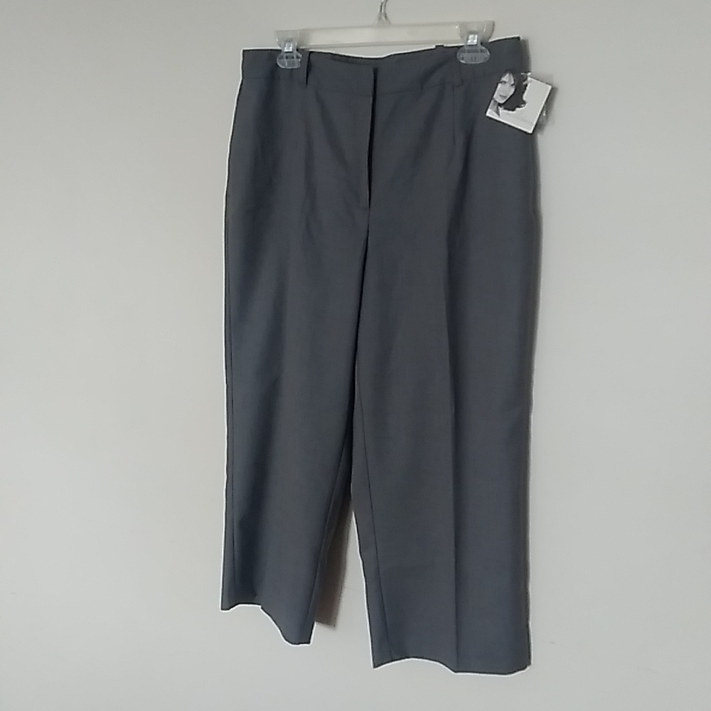 Jaclyn Smith Wide Leg Pants Grey Size 12